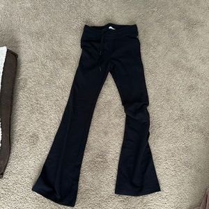 TNA aritzia waffle flare pant